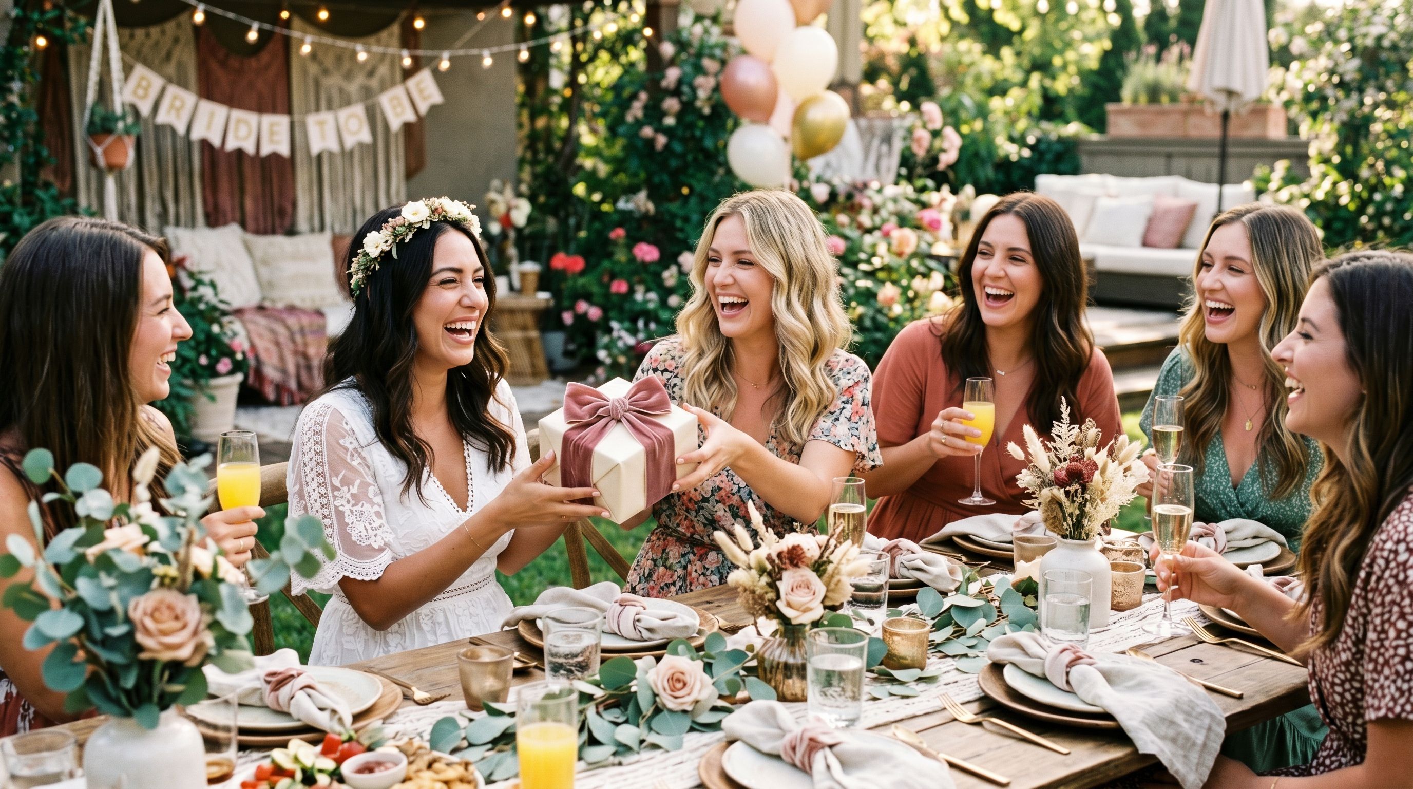 Bridal shower guests